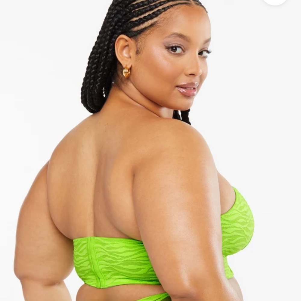 ⭐️New⭐️ Savage X Fenty Curvy Lace Bandeau Bralette - Picture 3 of 6